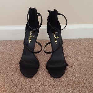 Lulus black sandals